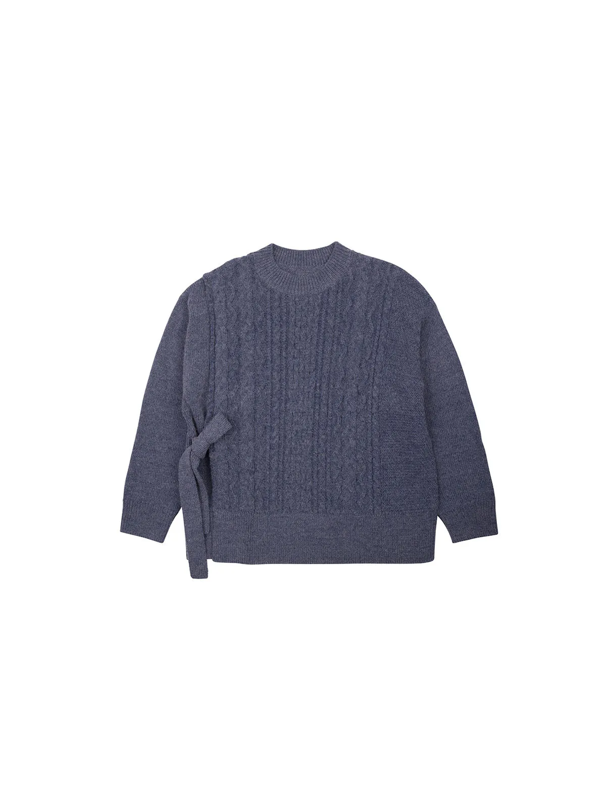 Italian Wool Mix Yarn & Cable Sweater