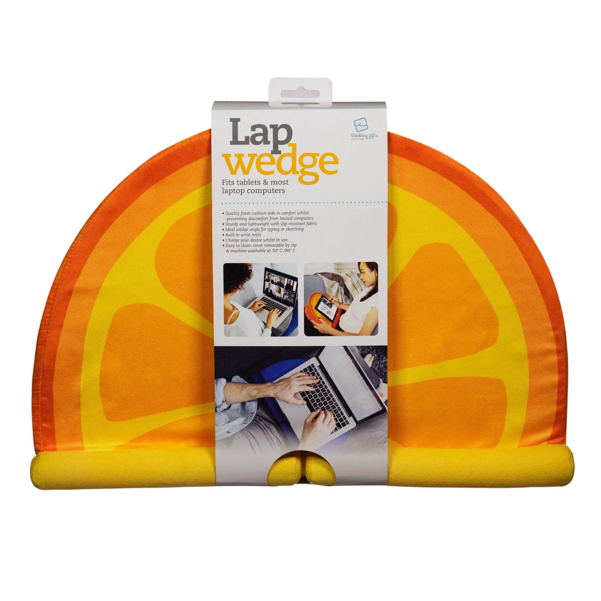 Lapwedge Tablet and Laptop Stand (Orange)