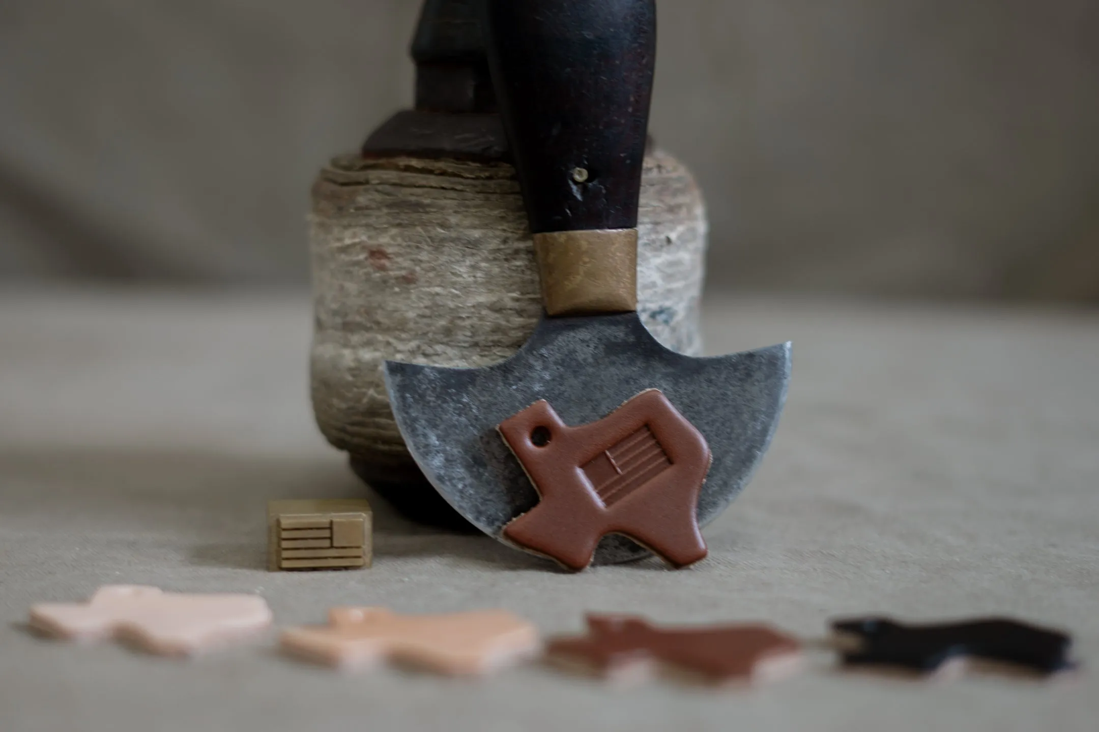 Leather Texas Key Tag | Flag | Manready Mercantile