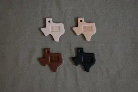 Leather Texas Key Tag | Flag | Manready Mercantile