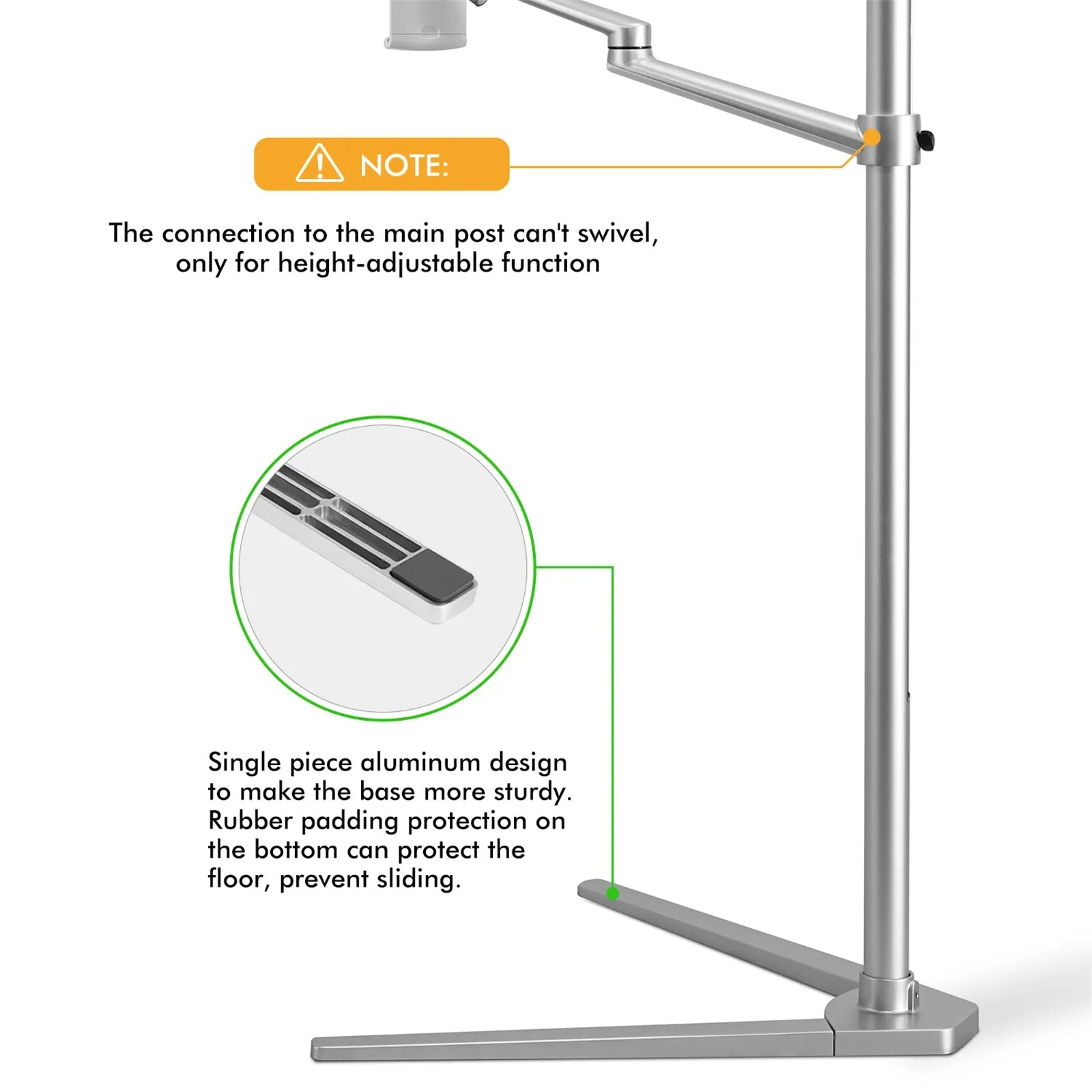 Lift Floor Stand for Phone&Tablet(UP-6A)