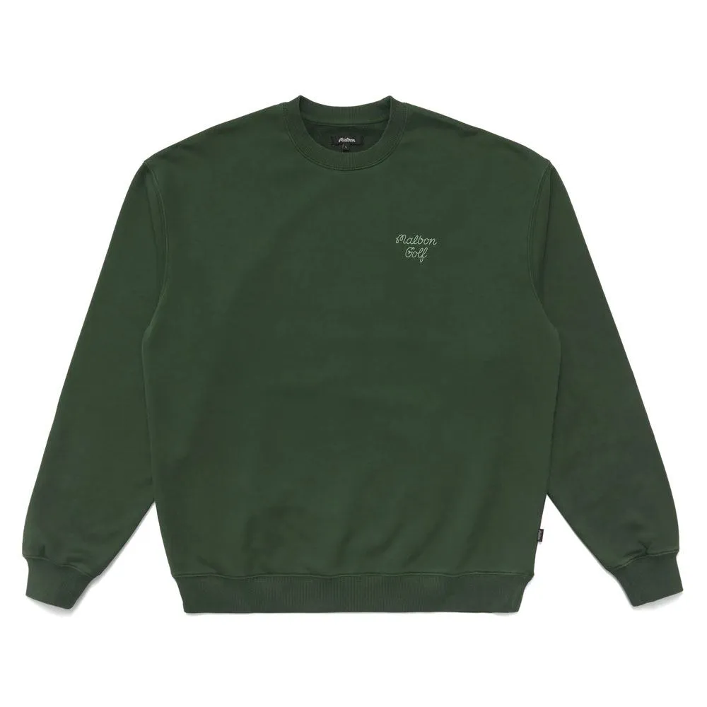 Malbon Script Crewneck Golf Sweater 2023