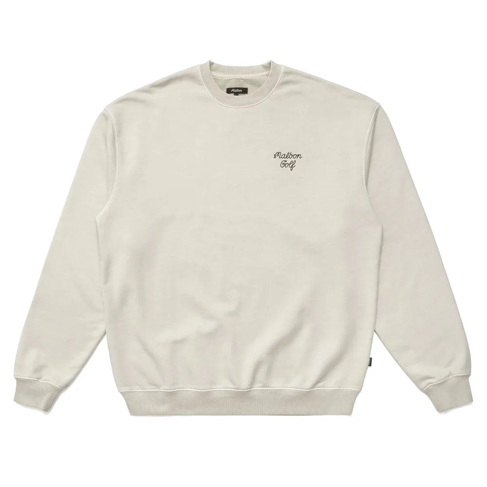 Malbon Script Crewneck Golf Sweater 2023