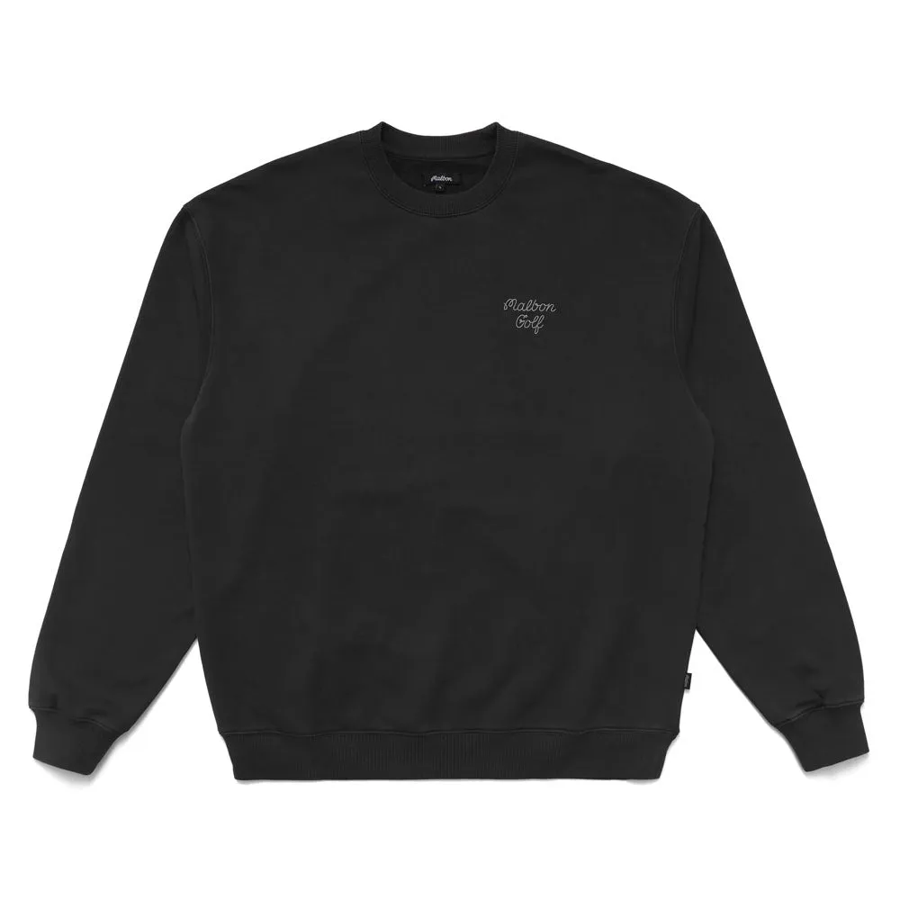 Malbon Script Crewneck Golf Sweater 2023