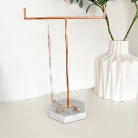 Marble Jewellery Tree Stand (Gold, Silver, Rose Gold)