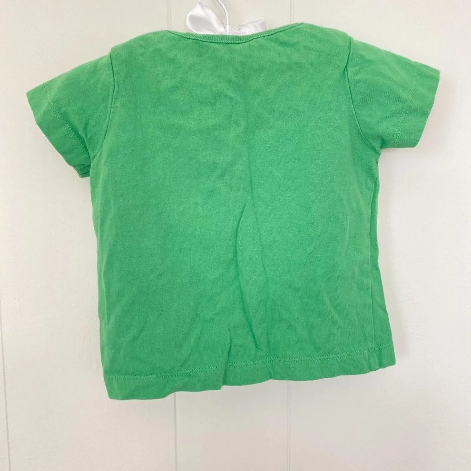 Mini Boden Green Dinosaur Tee 3-6 Months