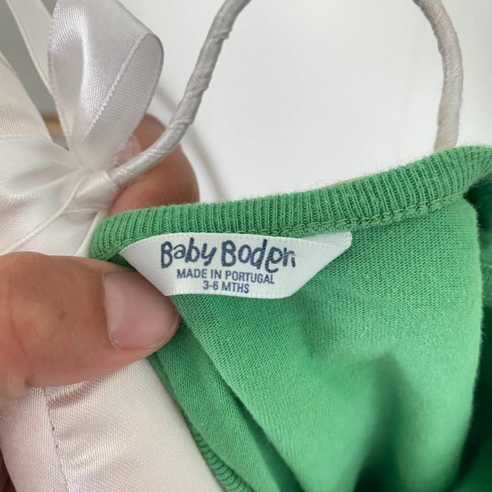 Mini Boden Green Dinosaur Tee 3-6 Months