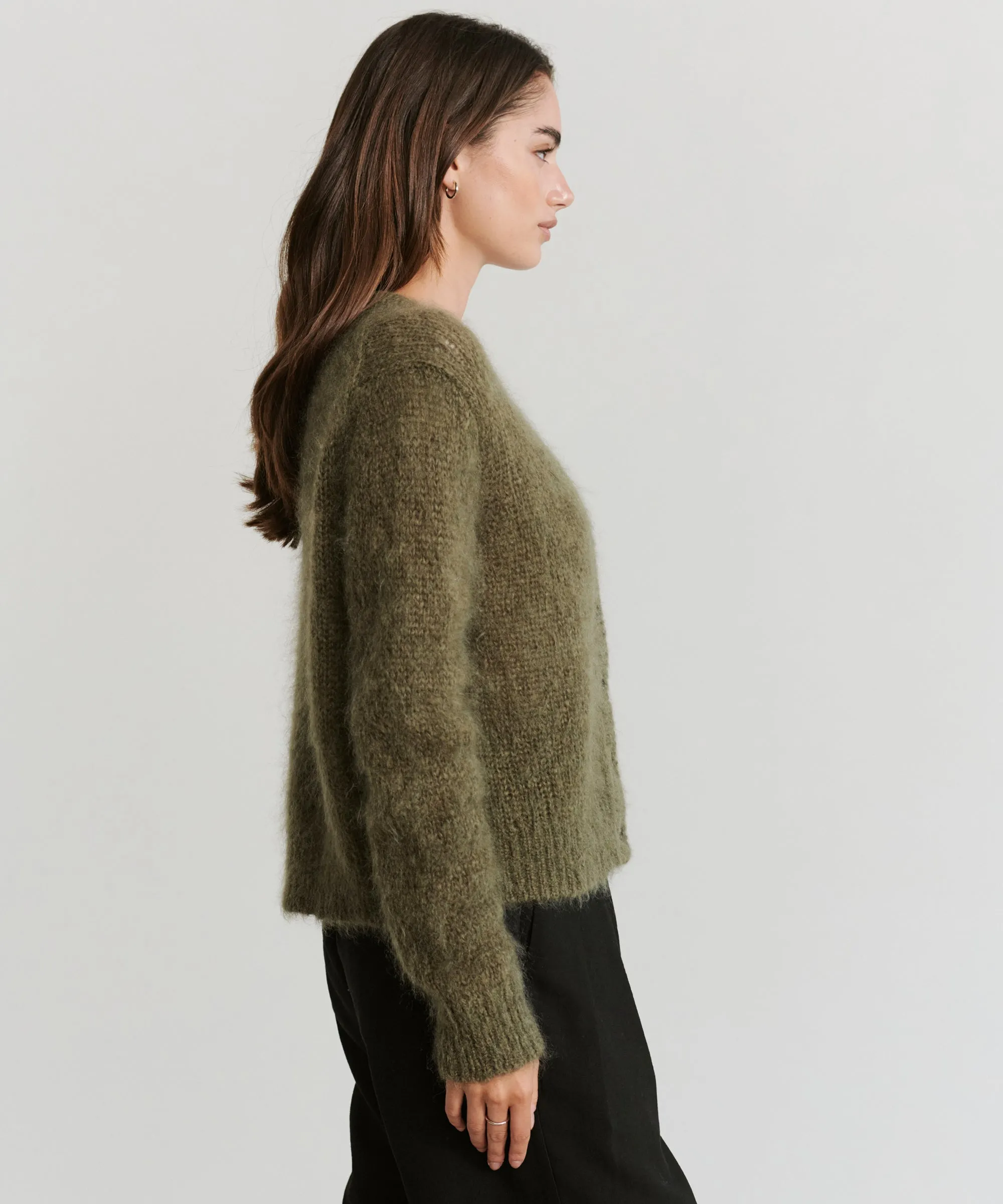 Mohair Boyfriend Cardigan