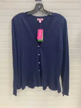 Navy Sweater Cardigan Designer Lilly Pulitzer, Size S