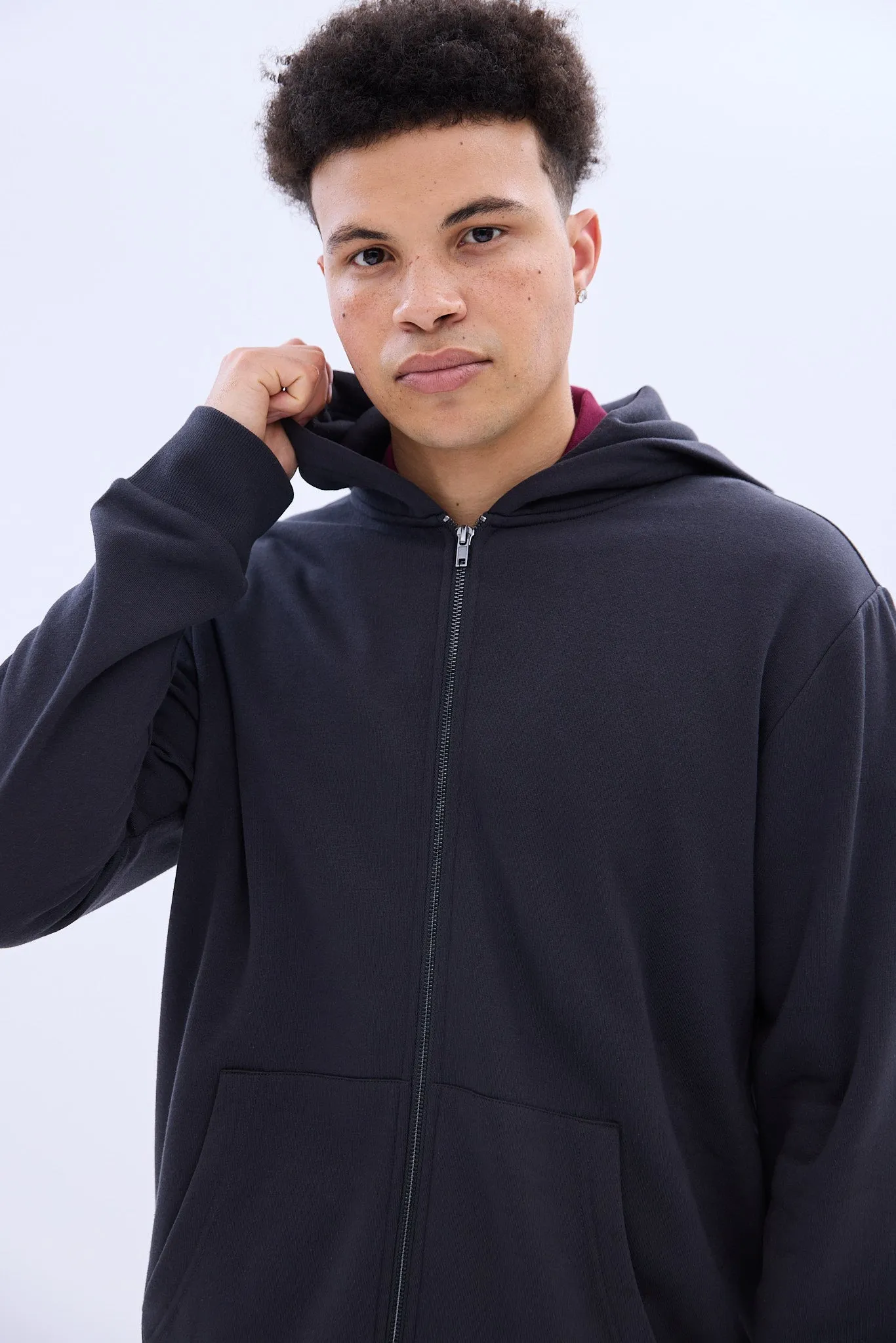 North Western Zip-Up Hoodie