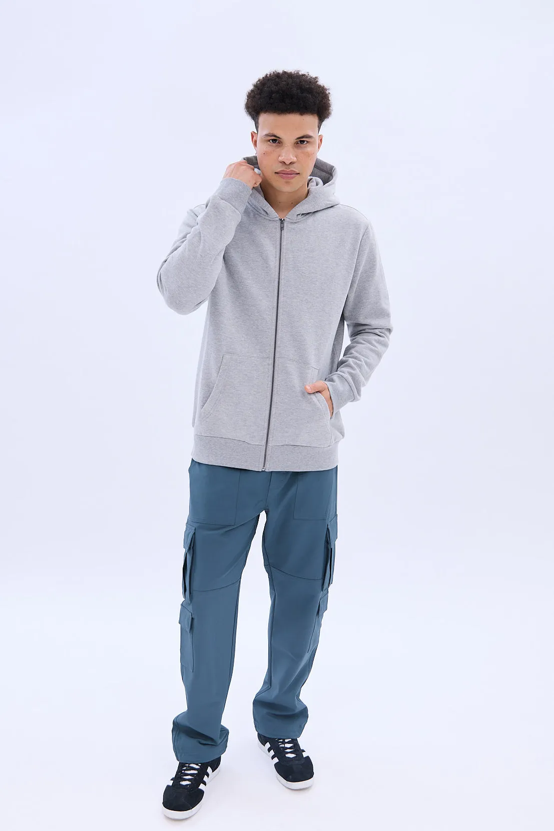 North Western Zip-Up Hoodie