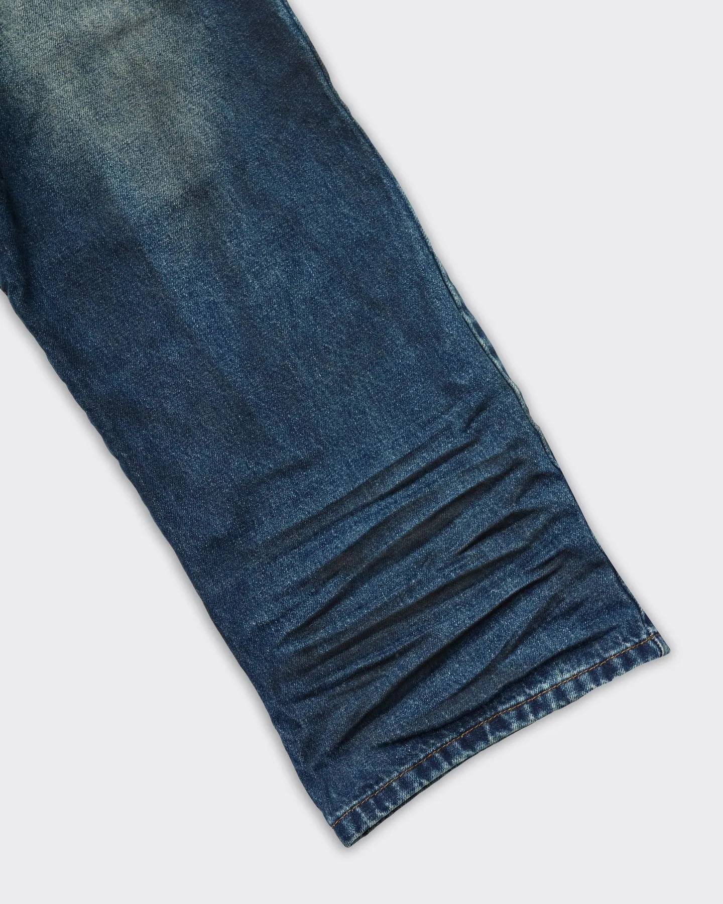 Pantaloni Baggie Denim Blu