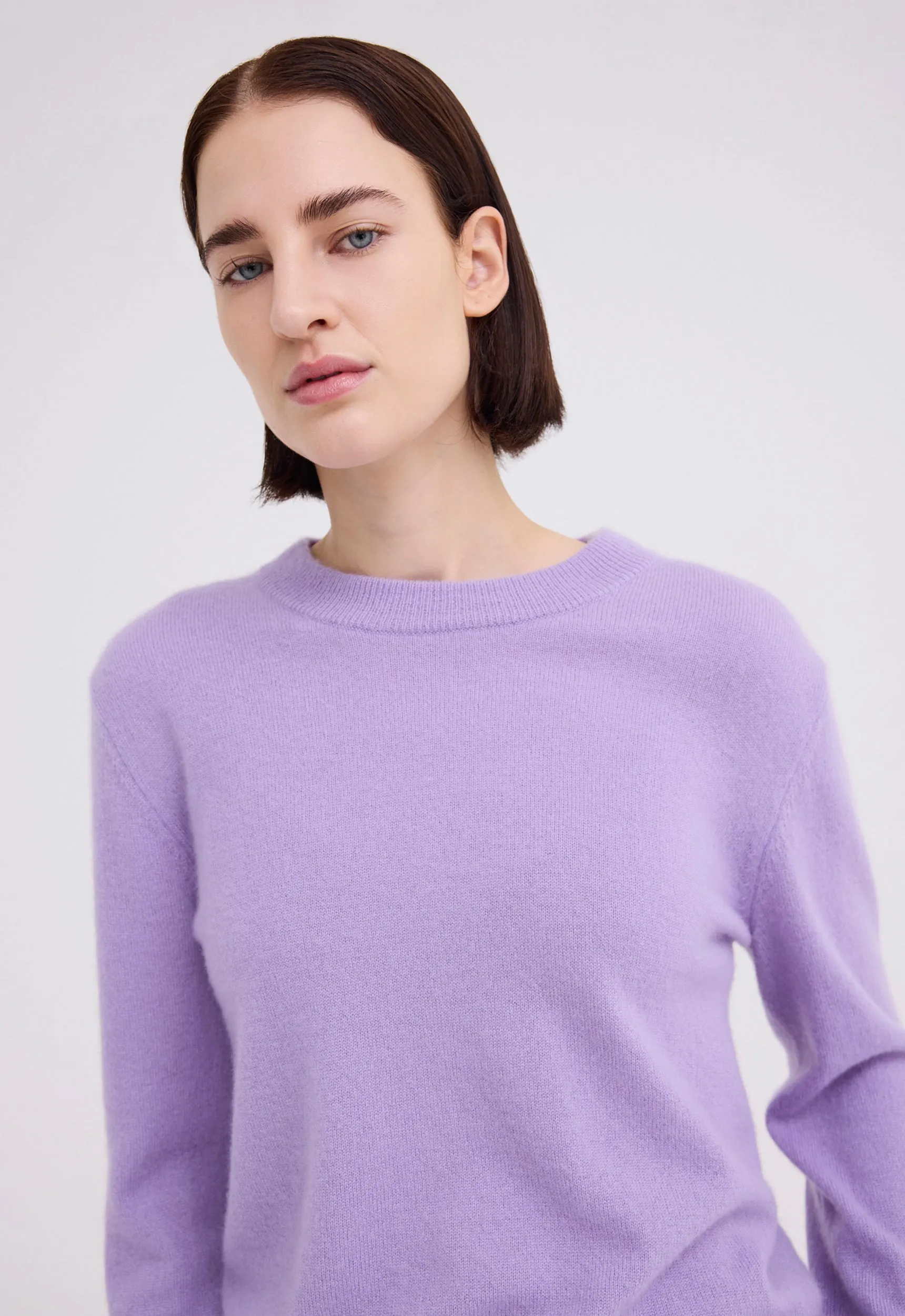 Peter Cashmere Sweater - Peri Peri Lilac