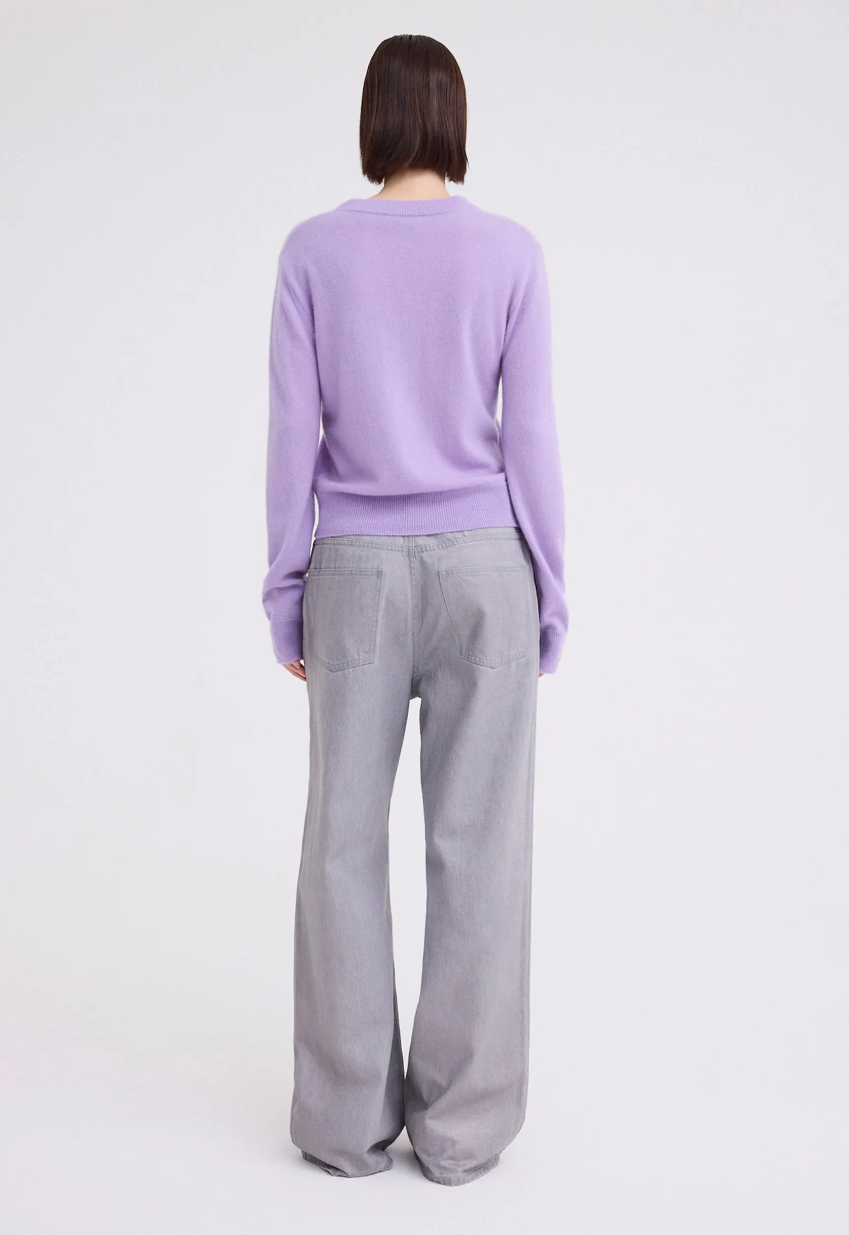 Peter Cashmere Sweater - Peri Peri Lilac