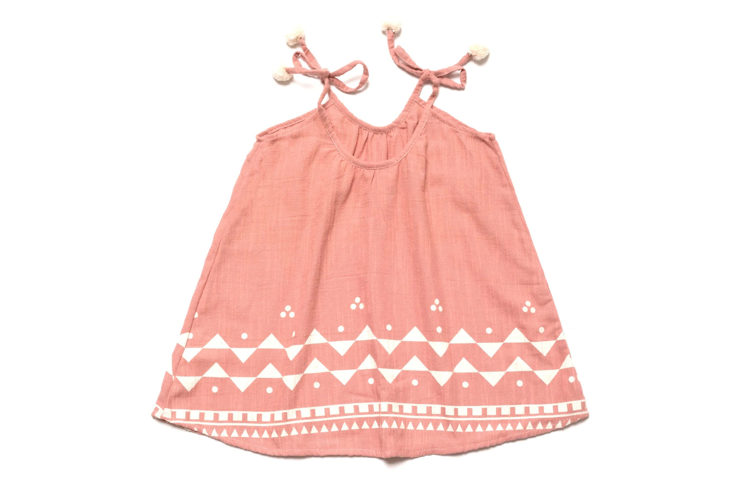 Pom Pom Dress for Toddler Girls | Ayita