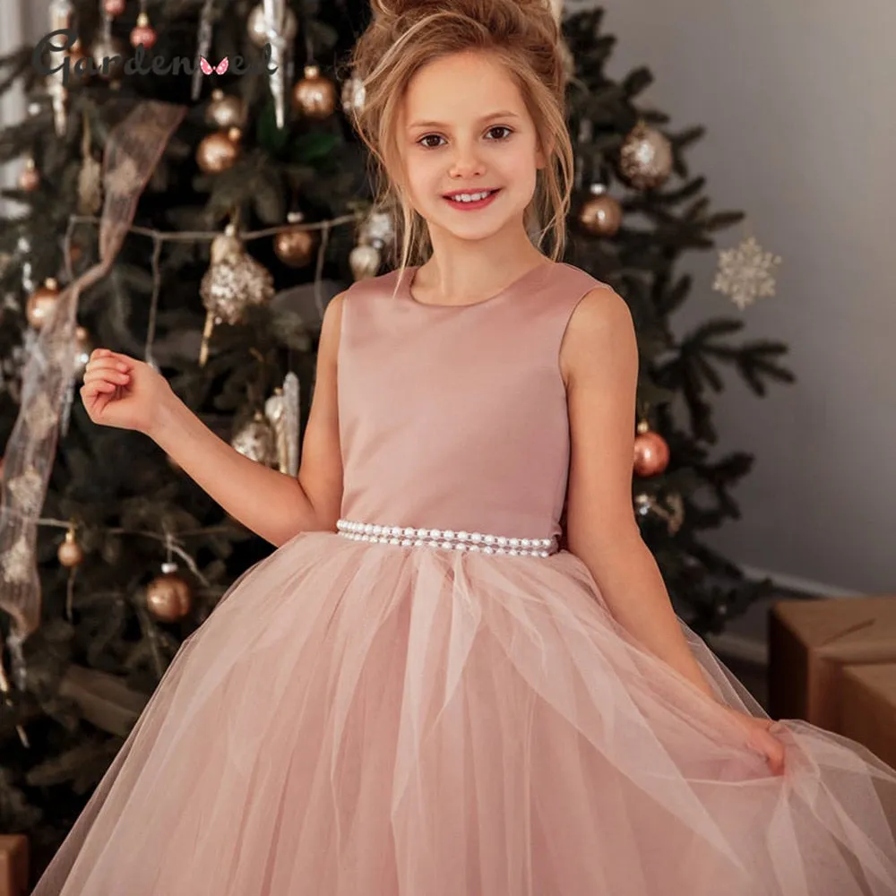 Puffy Tulle First Communion Princess Dresses