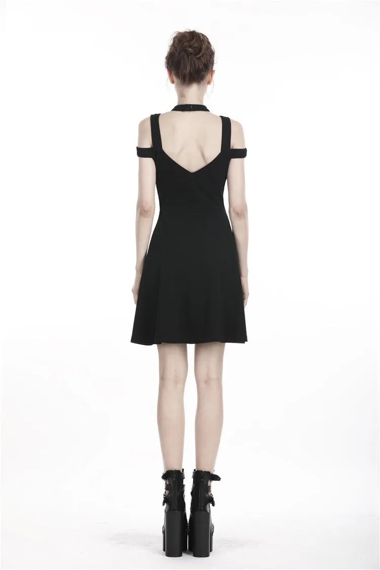 Punk sexy hollow belt dress DW307