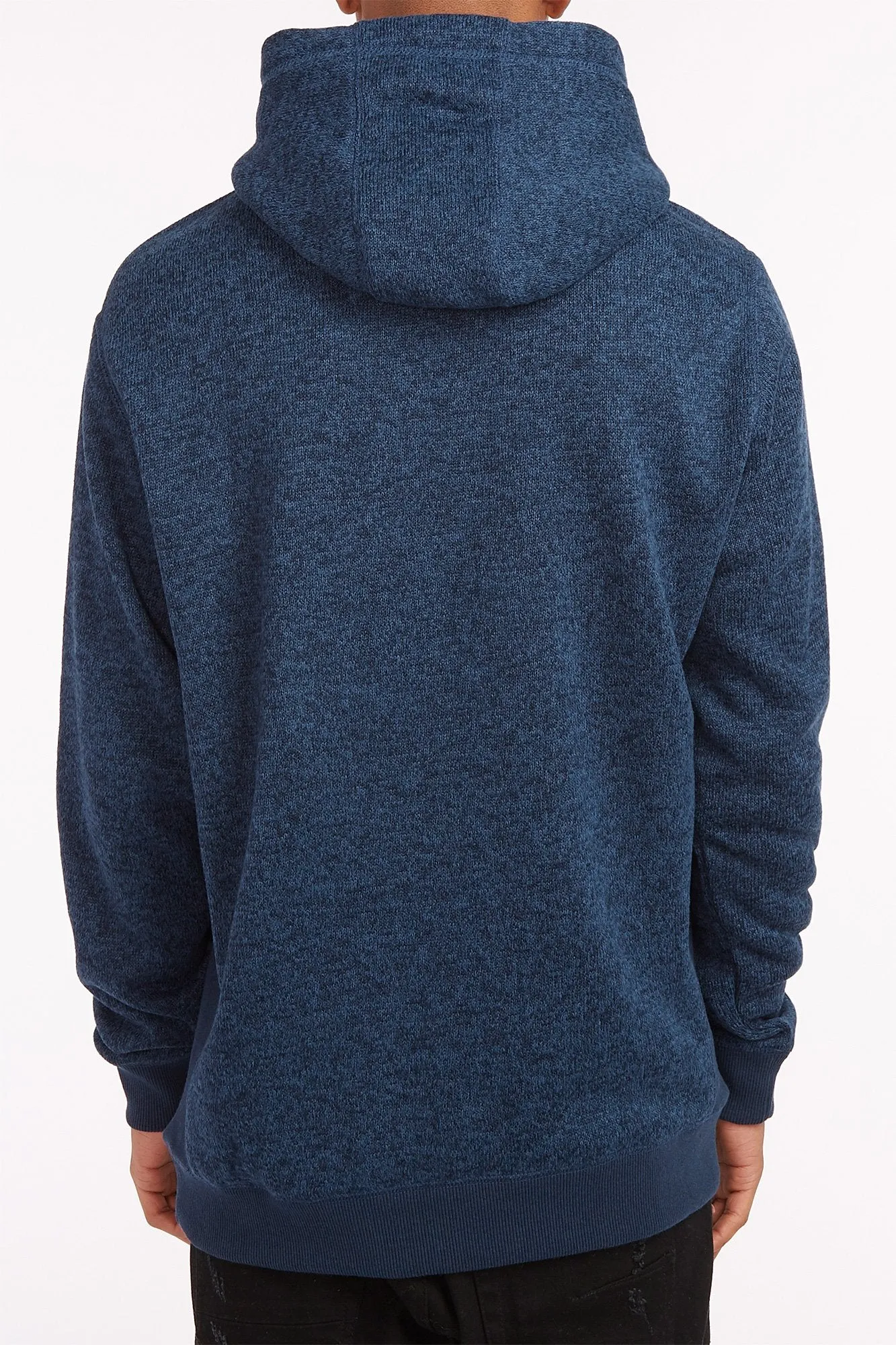 Quiksilver Keller Navy Polar Fleece Hoodie