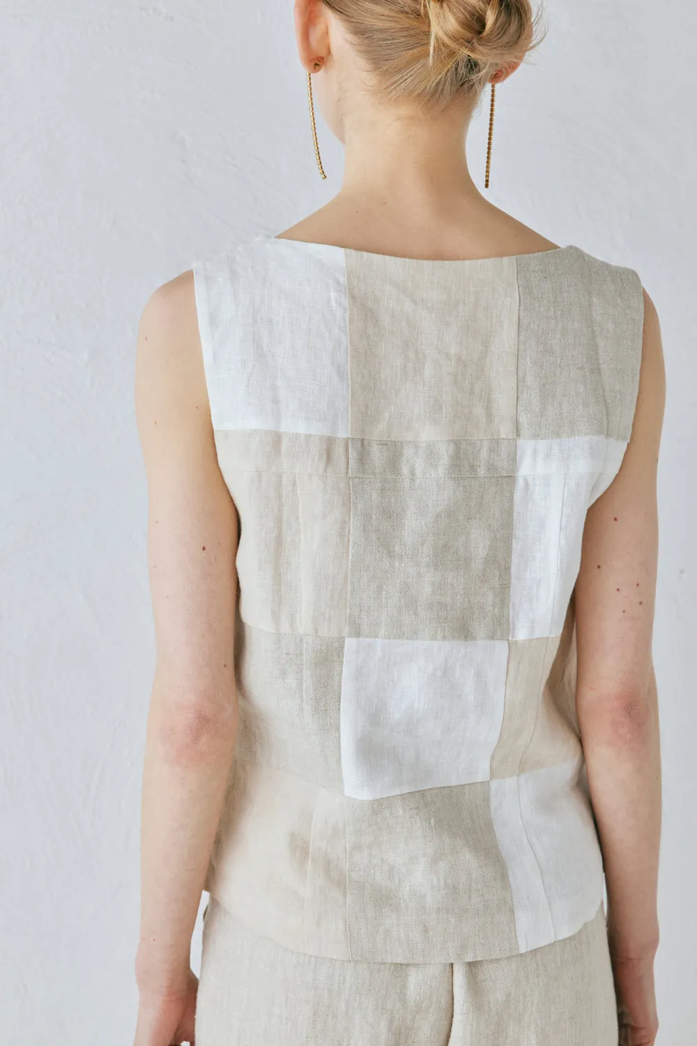 Rare Linen Vest Natural