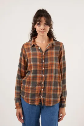 Romy - Double Cotton Gauze Plaid