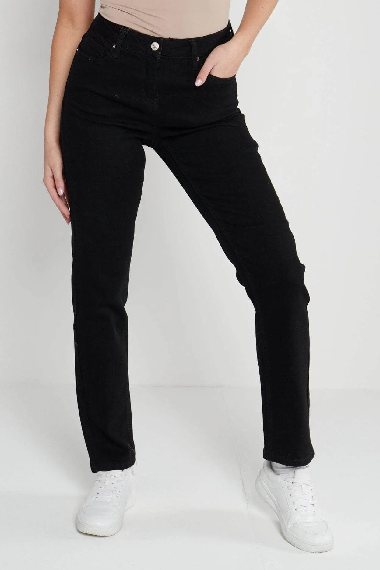 Saloos Comfort Stretch High Rise Denim Jeans