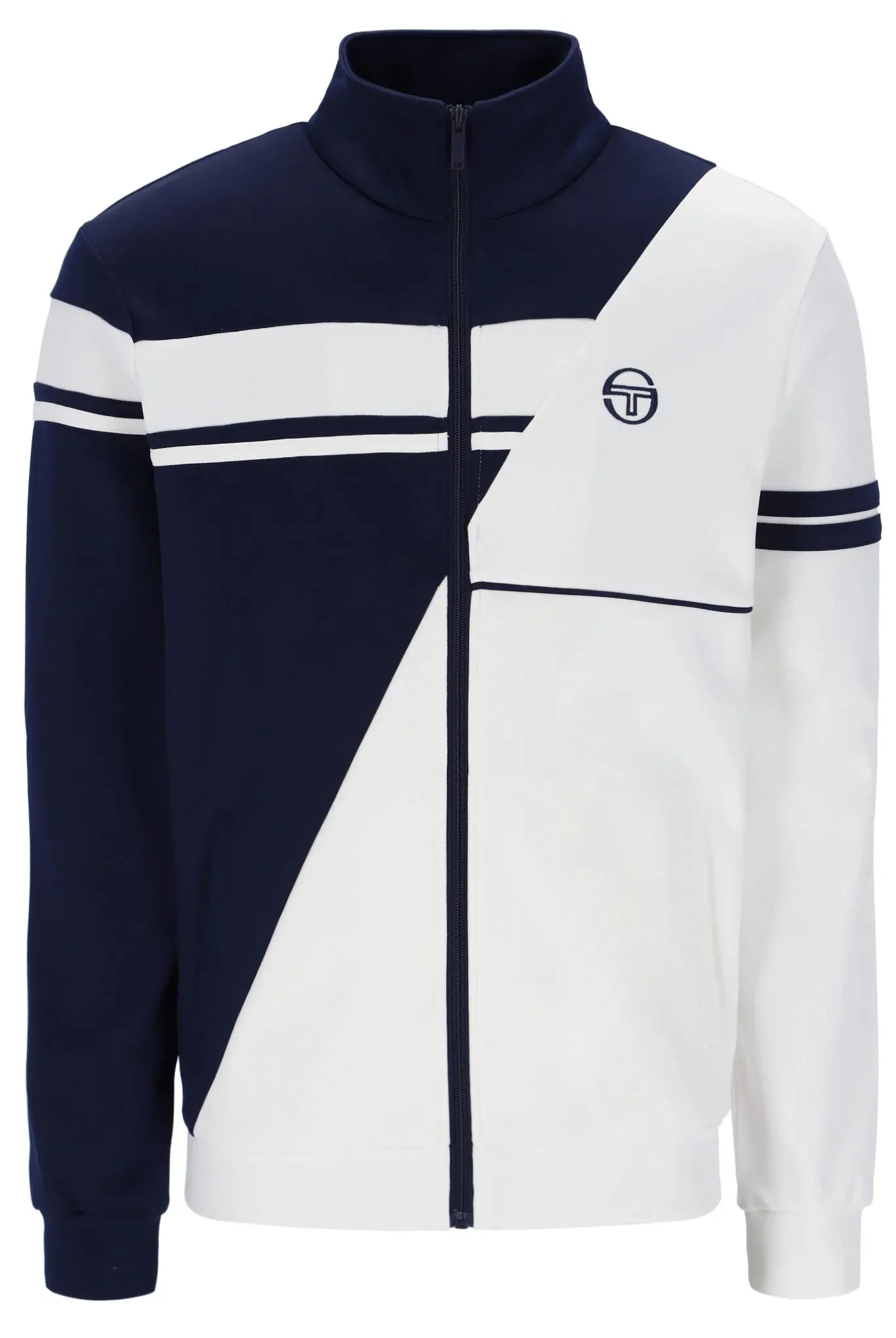 Sergio Tacchini Men's Damarion Split Track Top Maritime Blue