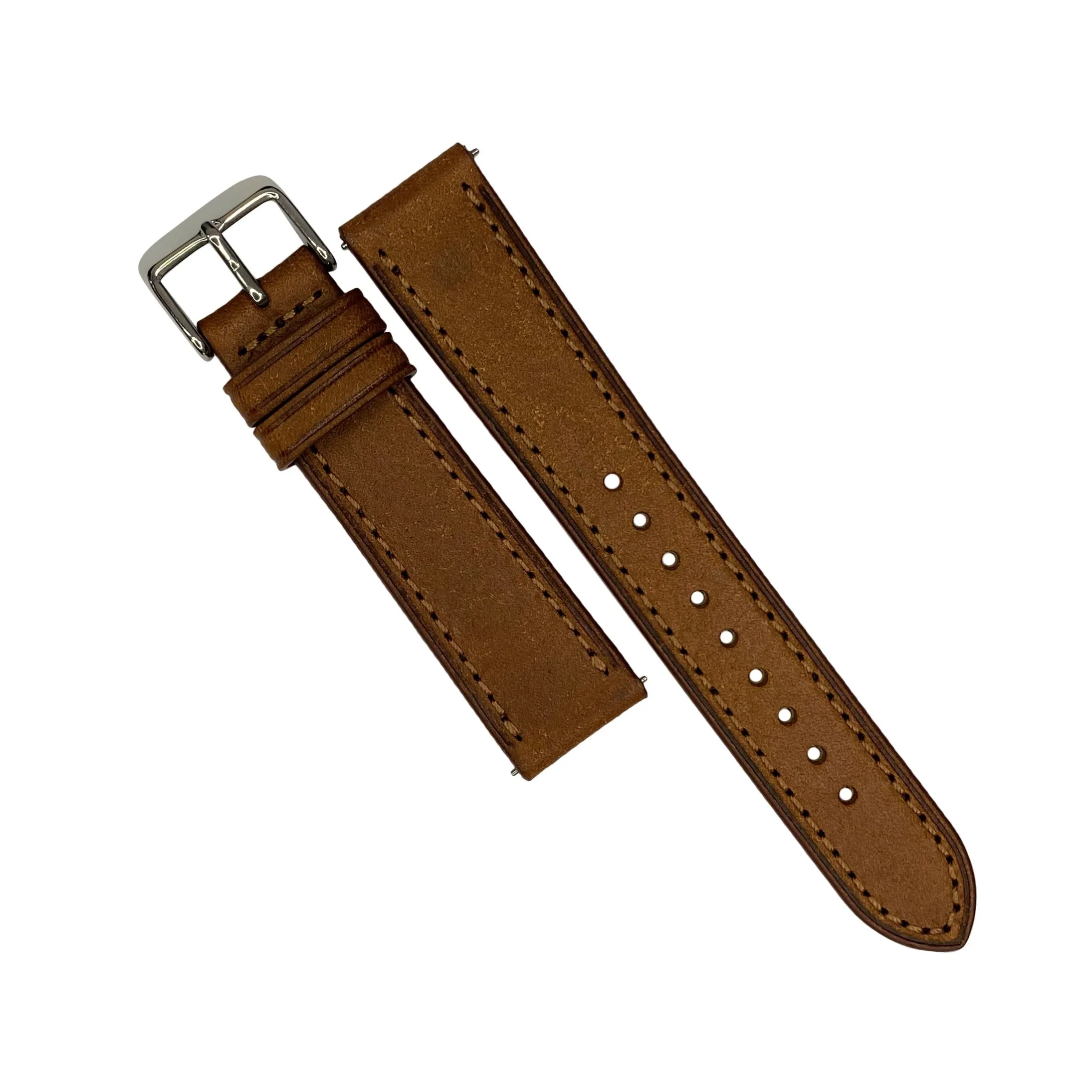 Signature Pueblo Leather Strap in Cognac