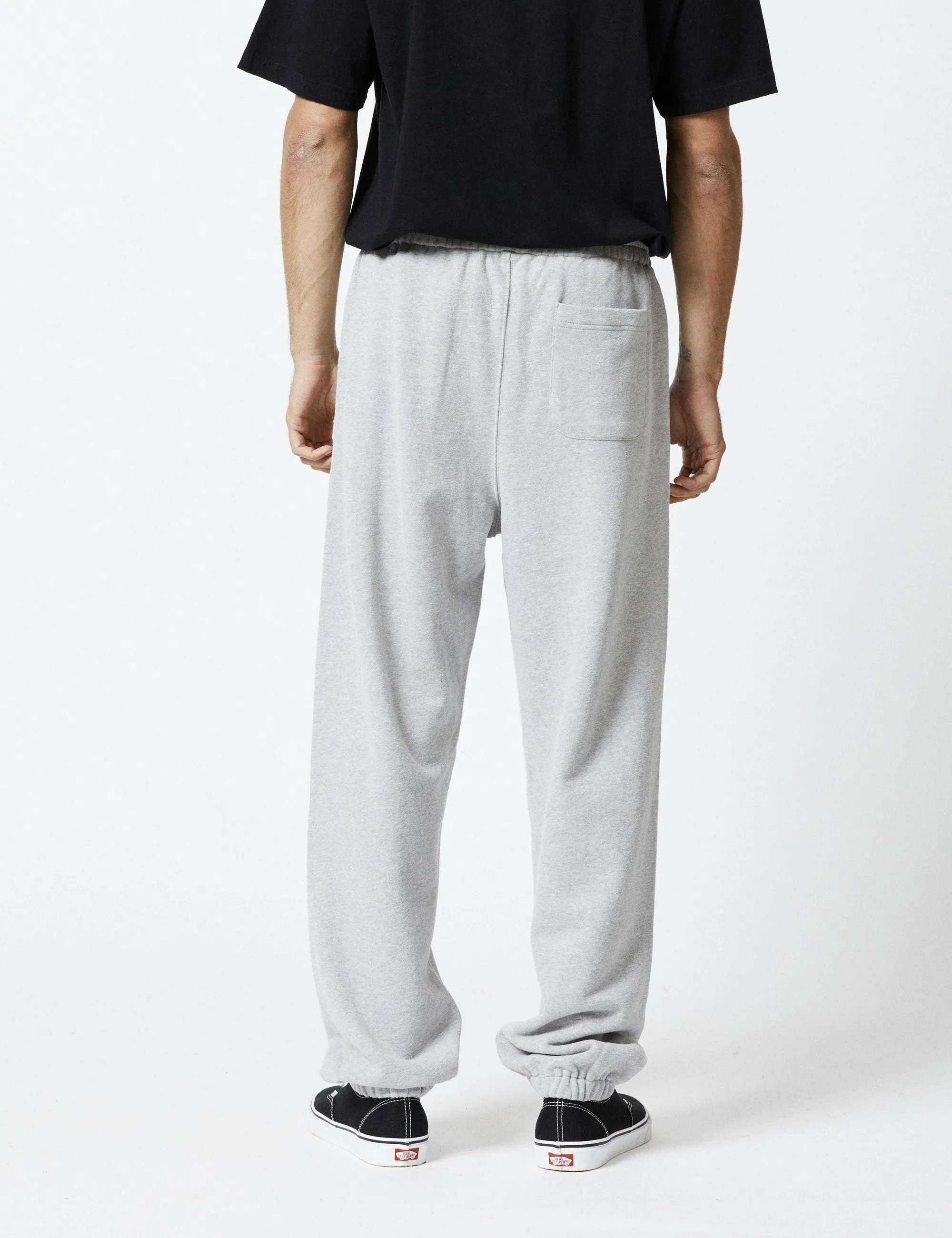 Simple Fleece Trackpant - Grey Marle