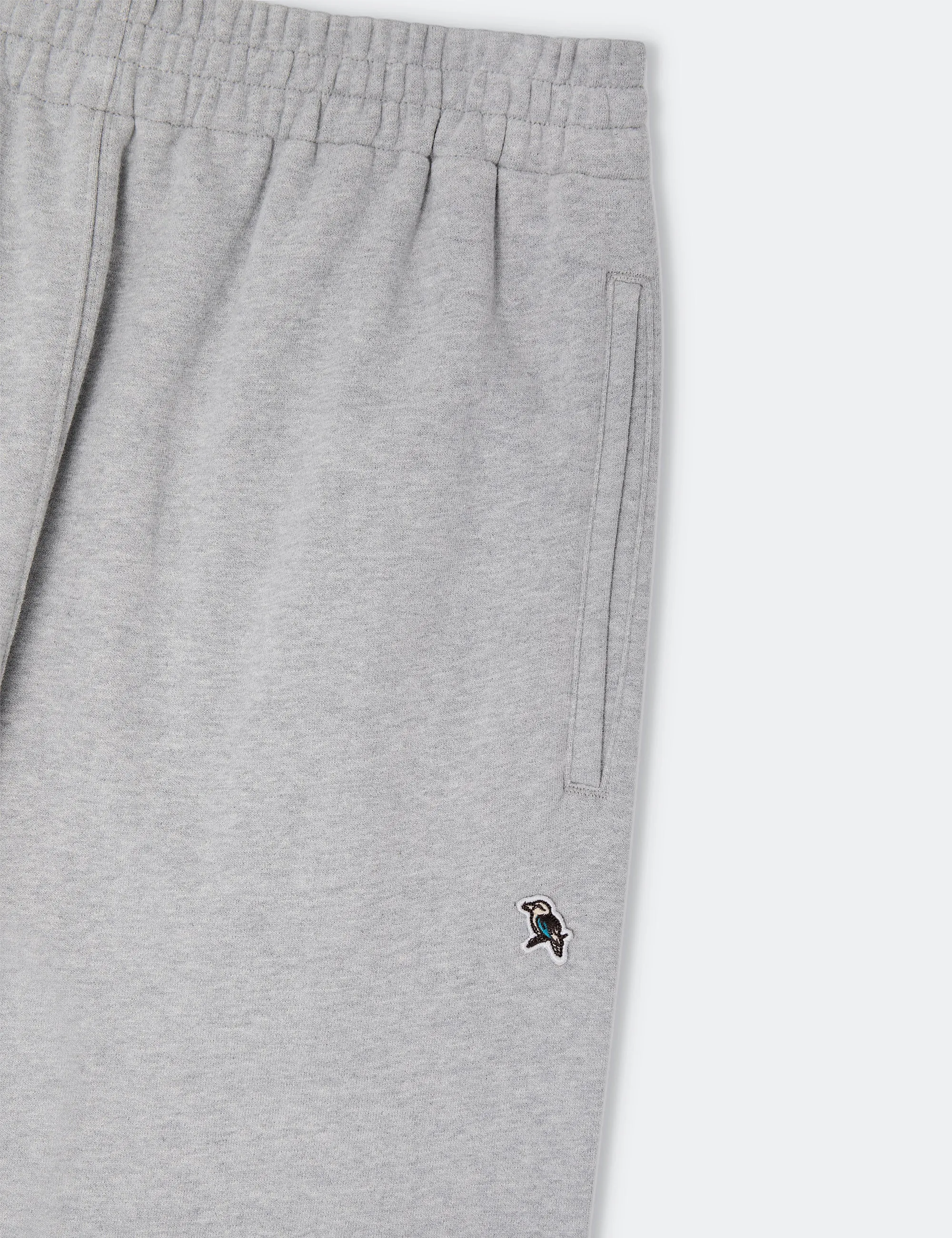 Simple Fleece Trackpant - Grey Marle