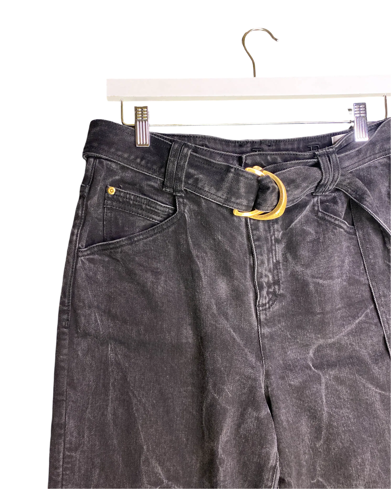 Size 12 - Aje Jimi Belted Jeans