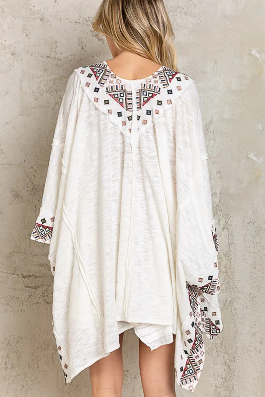 Stassi Embroidered Cardigan