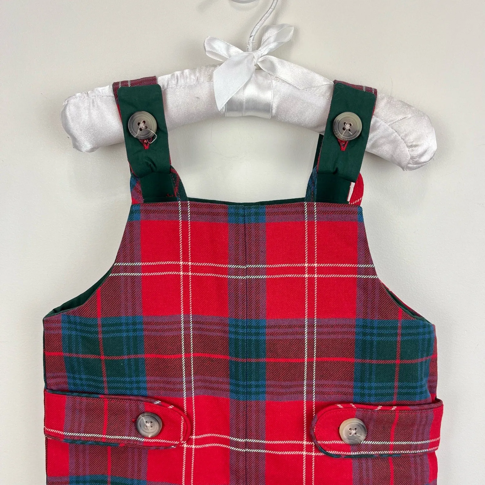 The Beaufort Bonnet Company Ivy League Longall Plaid 12-18 Months NWT