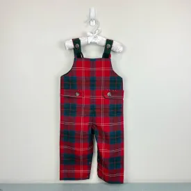 The Beaufort Bonnet Company Ivy League Longall Plaid 12-18 Months NWT