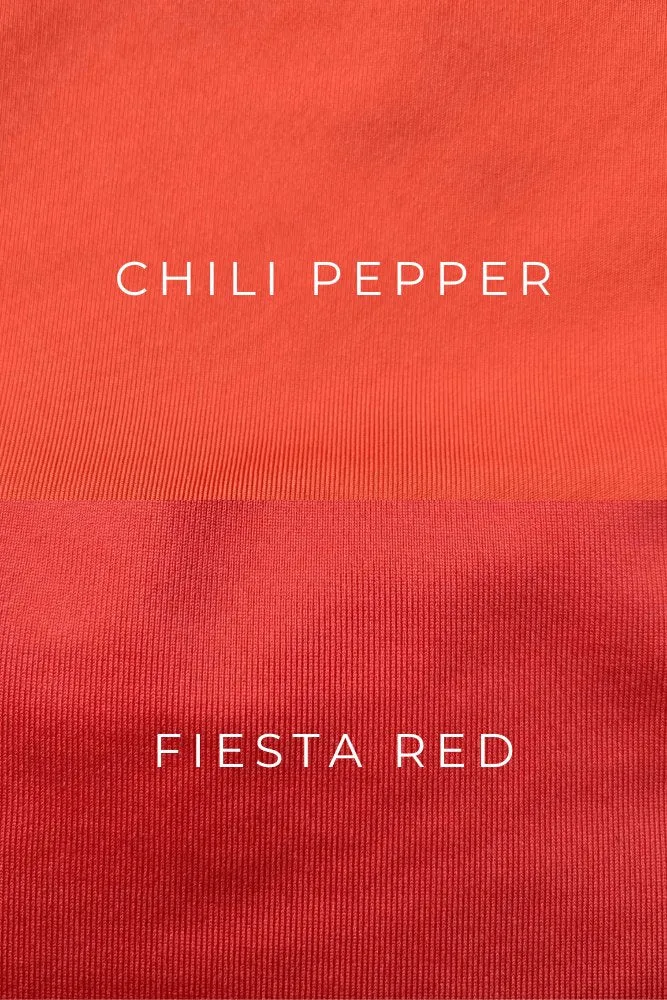 The Sleek Scrunch Bottoms - Chili Pepper