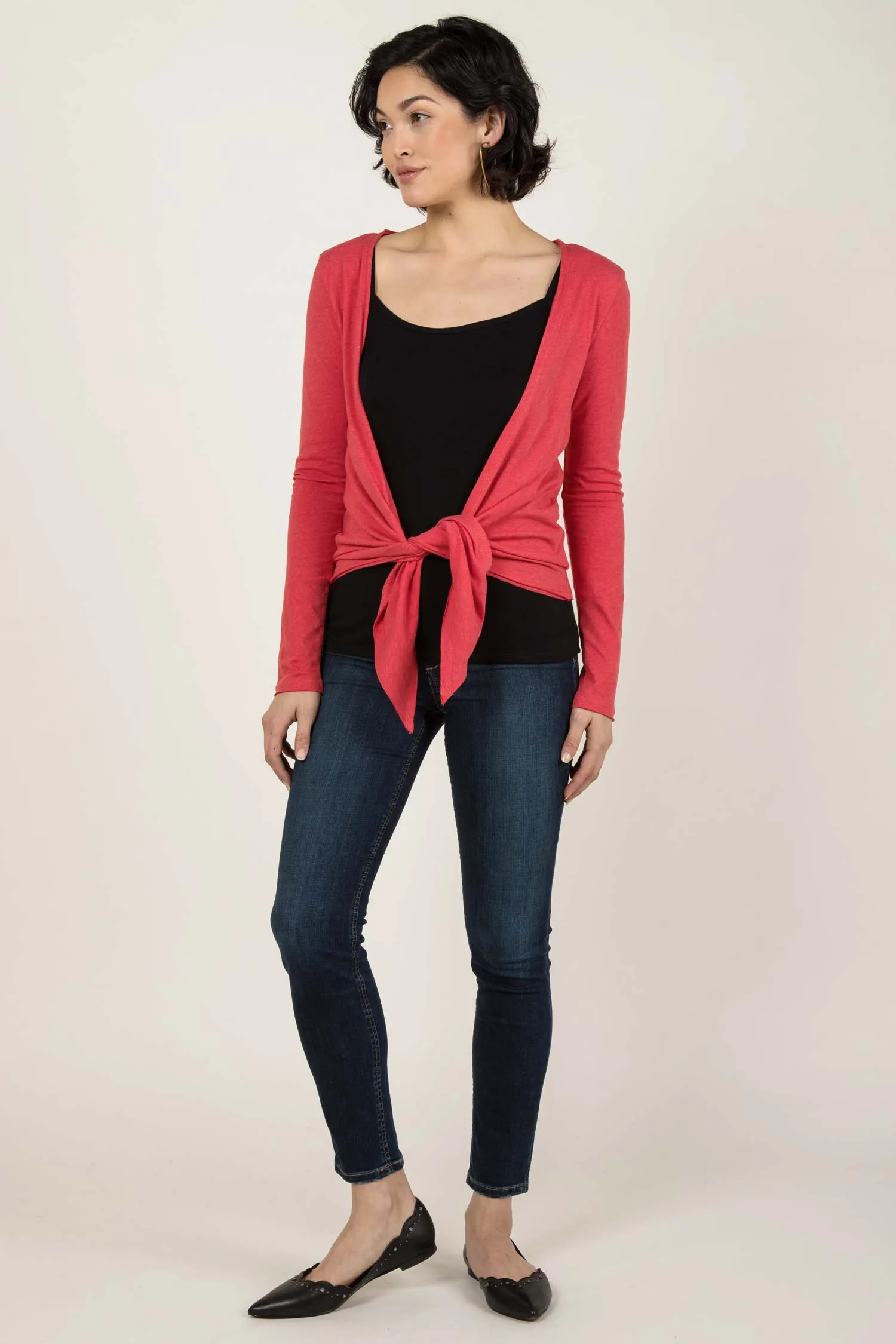 Tie Front Cardigan