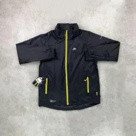 Trespass Waterproof Packaway Qikpac X Jacket Black/ Yellow