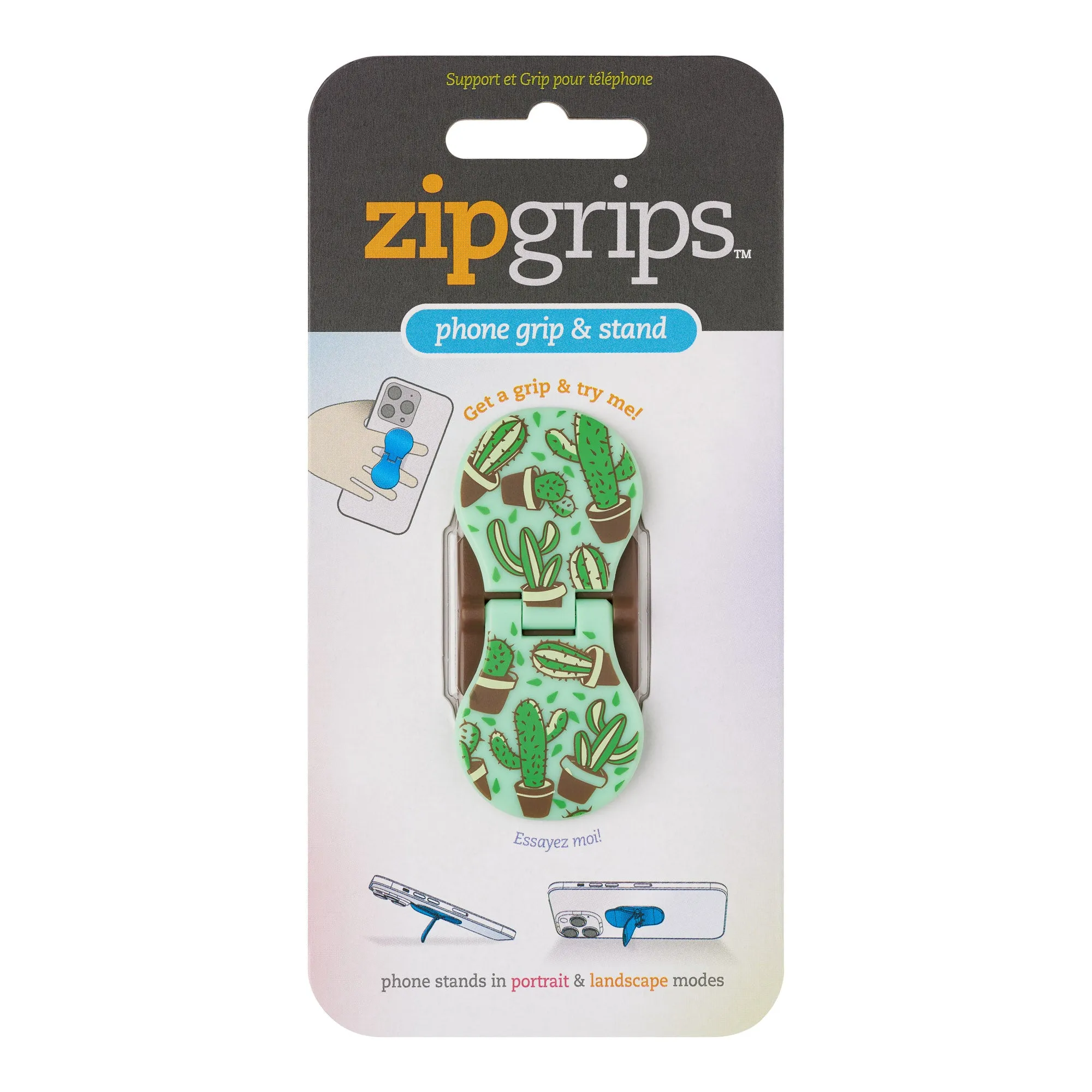 ZipGrips Phone Holder - Cactus