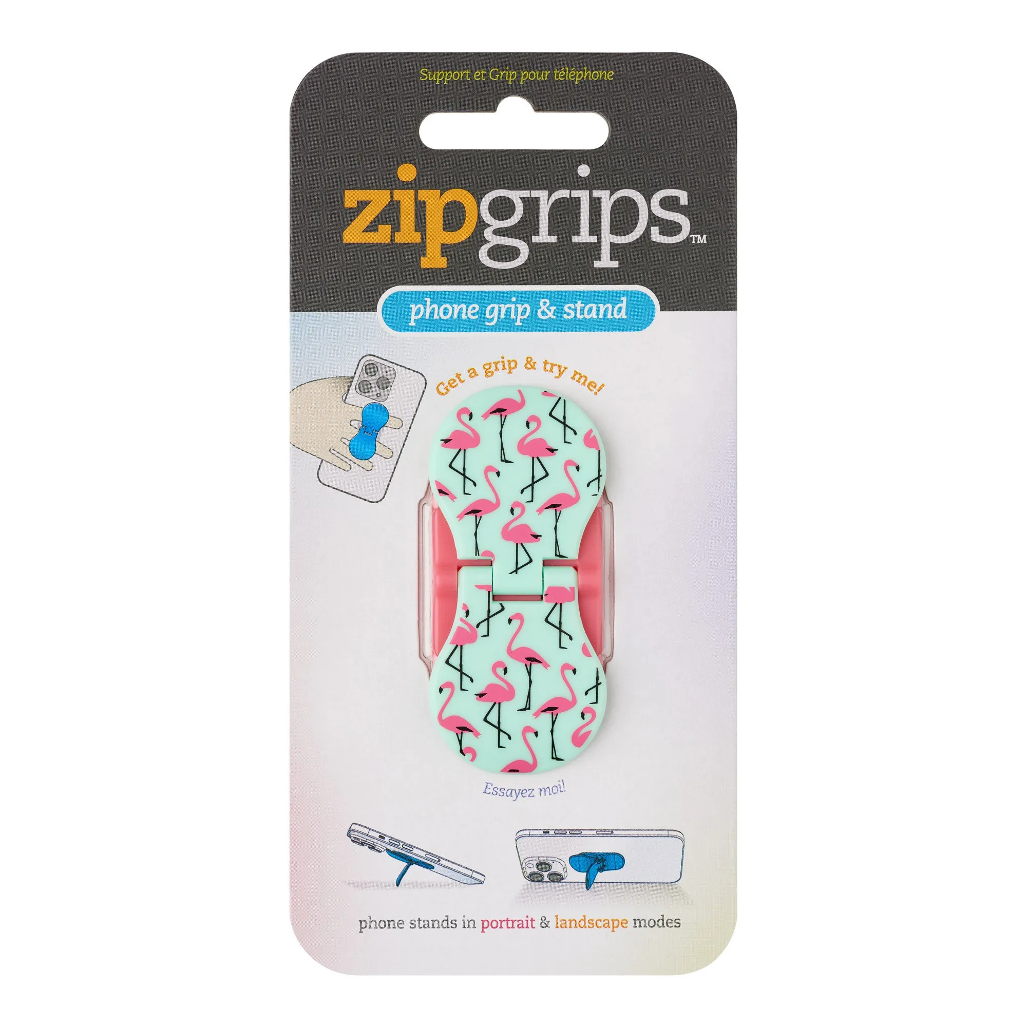 ZipGrips Phone Holder - Flamingo