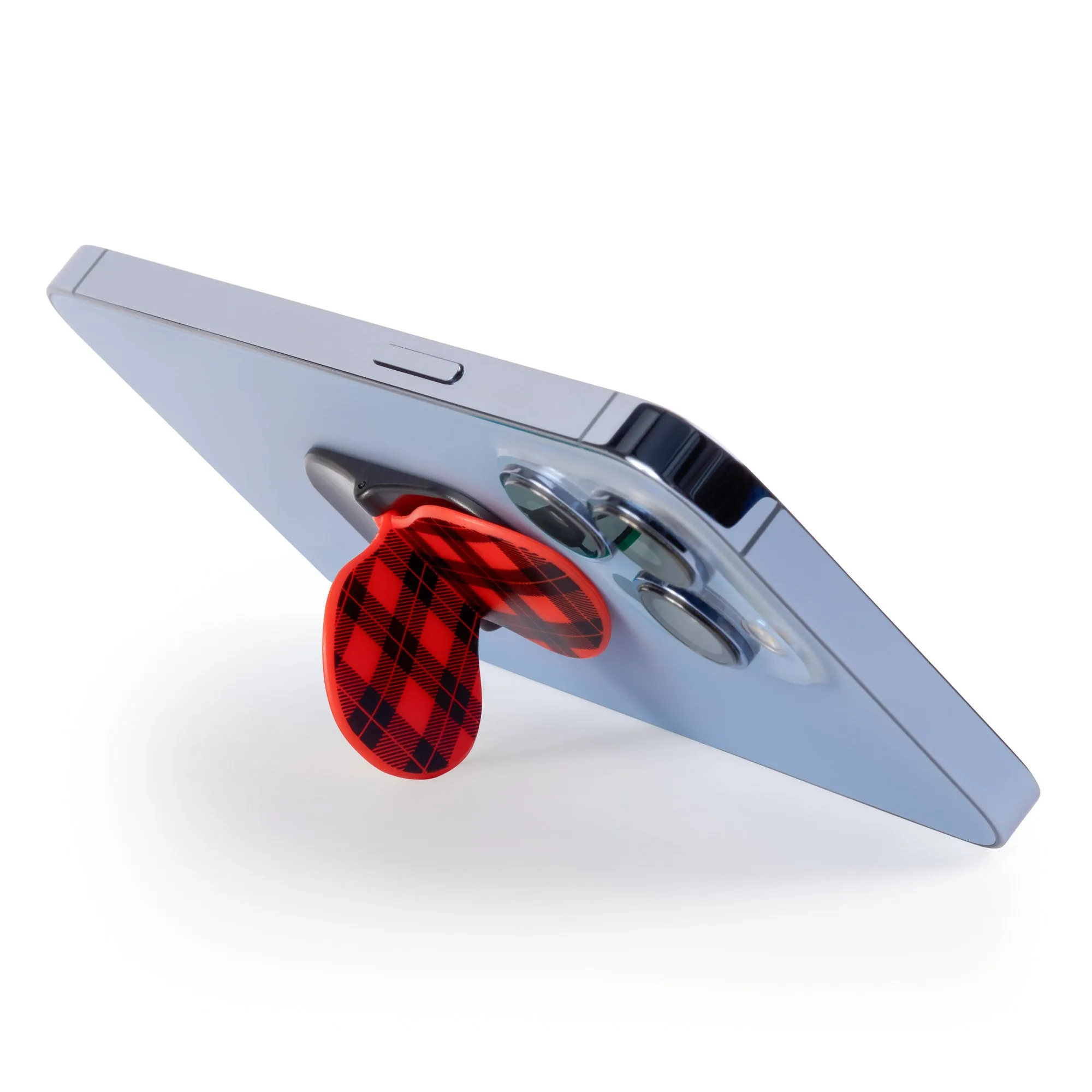 ZipGrips Phone Holder - Red Tartan