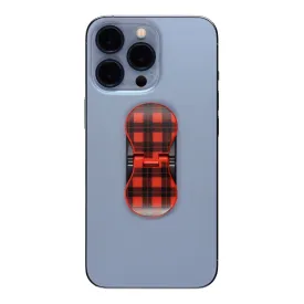 ZipGrips Phone Holder - Red Tartan